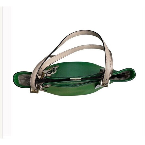 Michael Kors MK Jet Set Travel Tote Multifunction Green Hard Shell Medium NEW - Picture 6 of 16